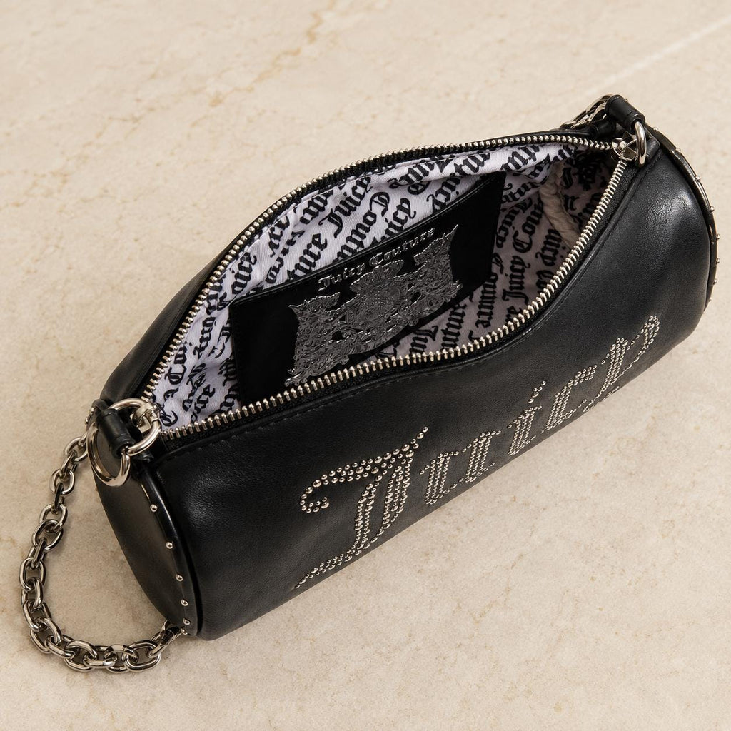 Juicy Couture Black Kimberly Barrel Shoulder Bag