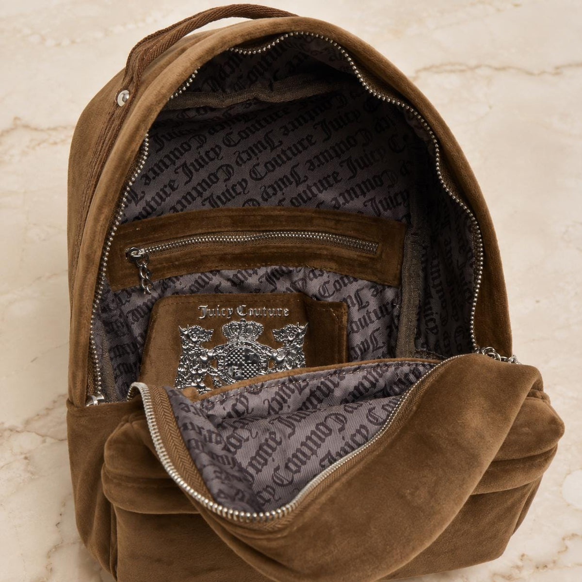 Juicy Couture Brown Kimberly Backpack