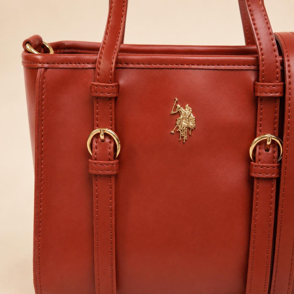 U.S. Polo Assn. Cognac Warwickshire Mini Shop Bag