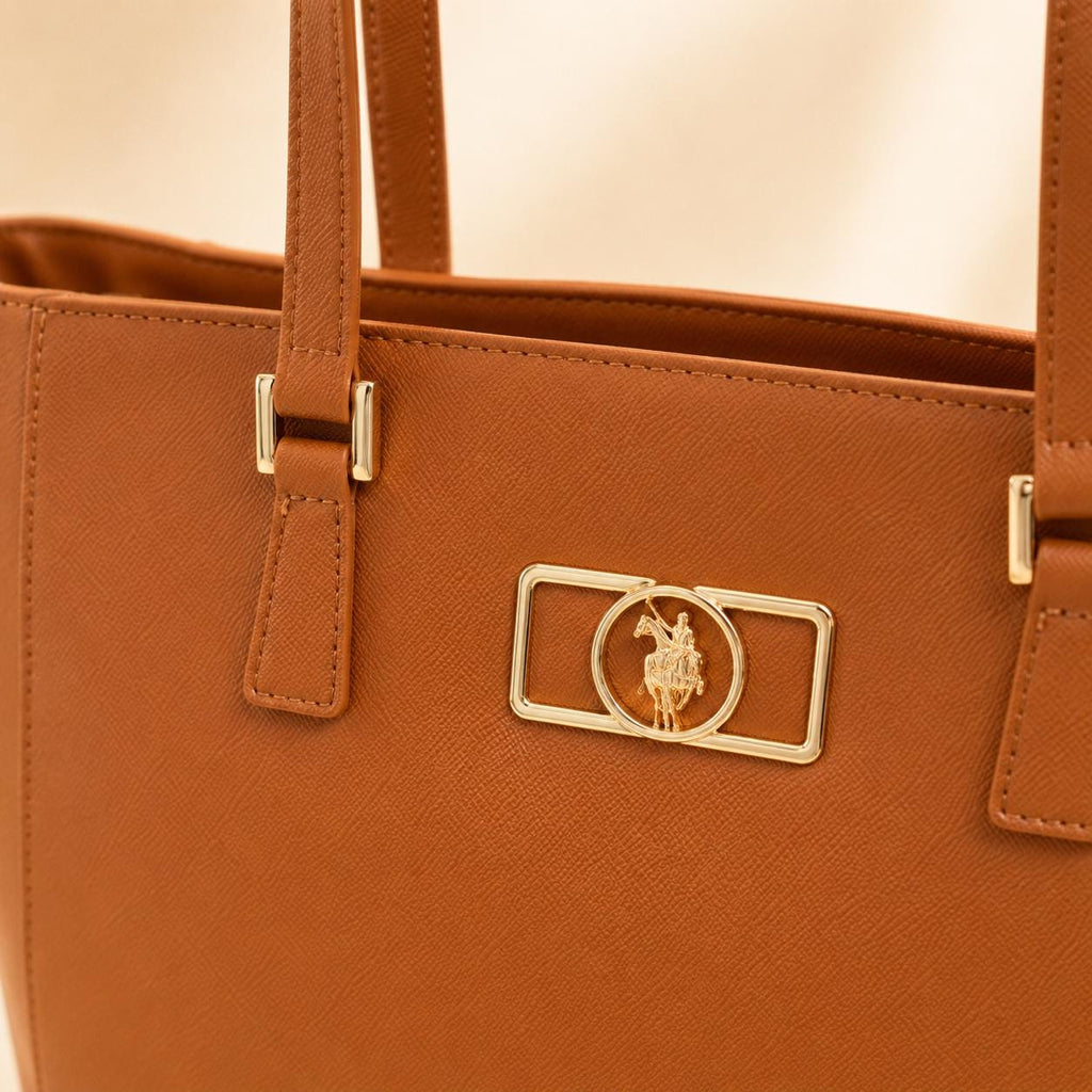 U.S. Polo Assn. Burnt Orange Shopper Bag