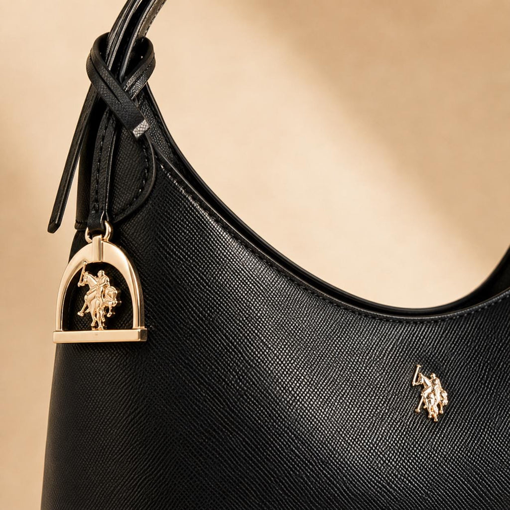 U.S. Polo Assn. Black Jones Hobo Bag