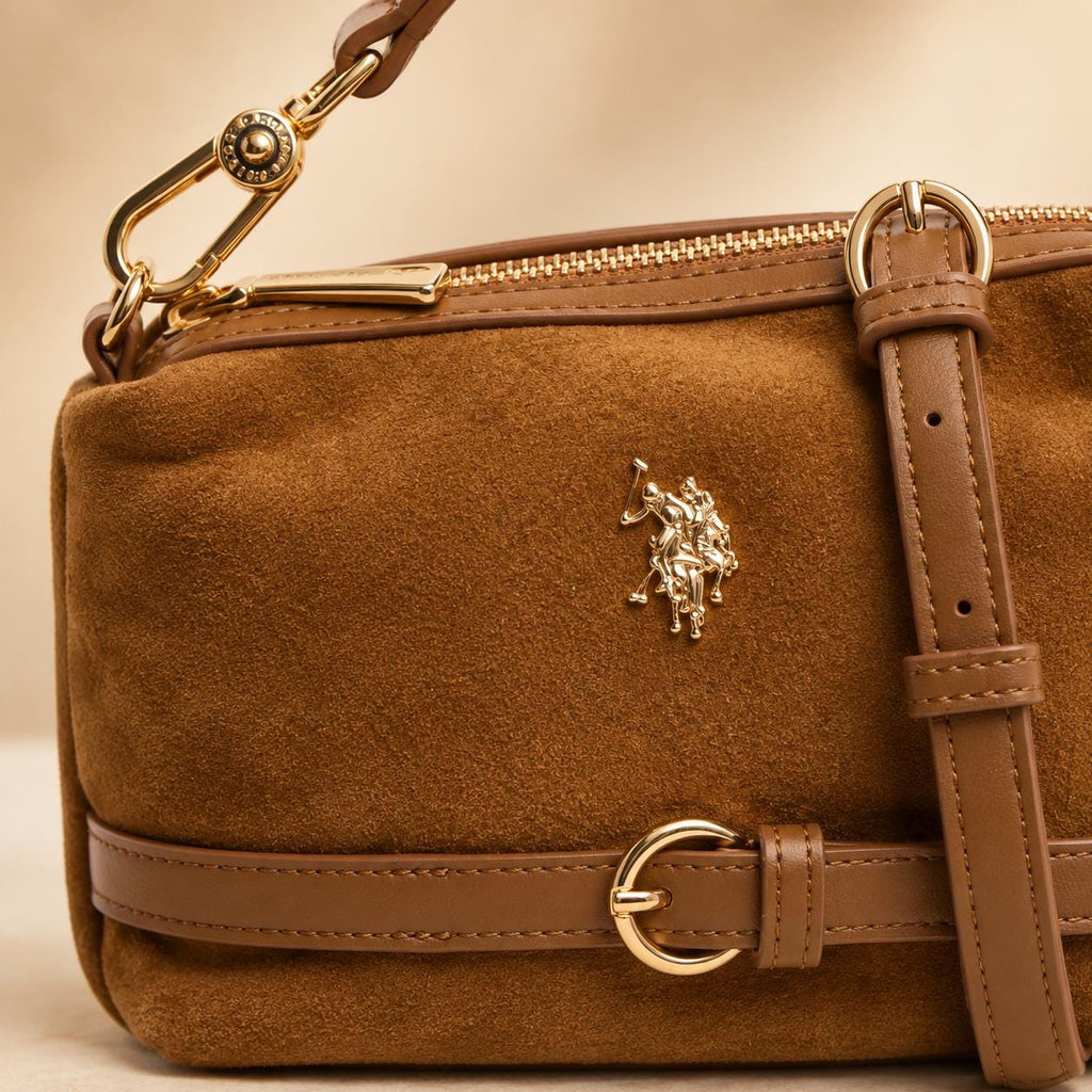 U.S. Polo Assn. Brown Warwickshire Mini Hobo Bag