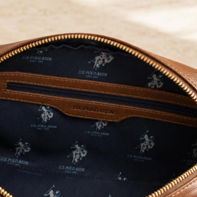 U.S. Polo Assn. Brown Jones Crossbody Bag
