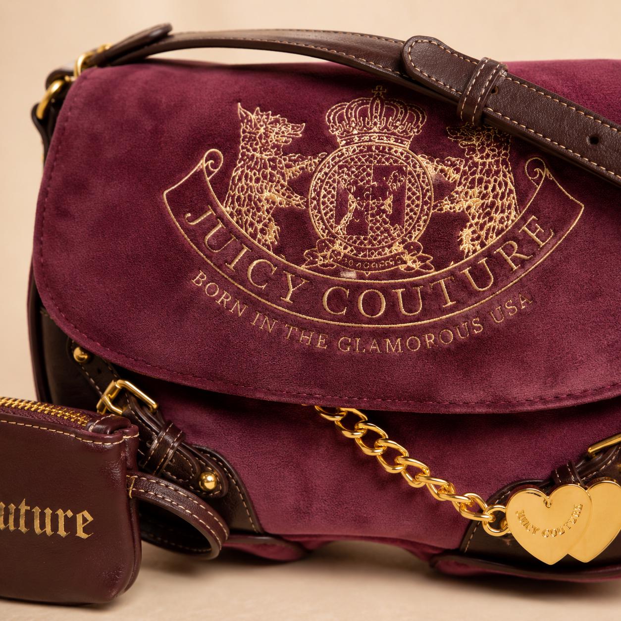 Juicy Couture Burgundy Crossbody Bag