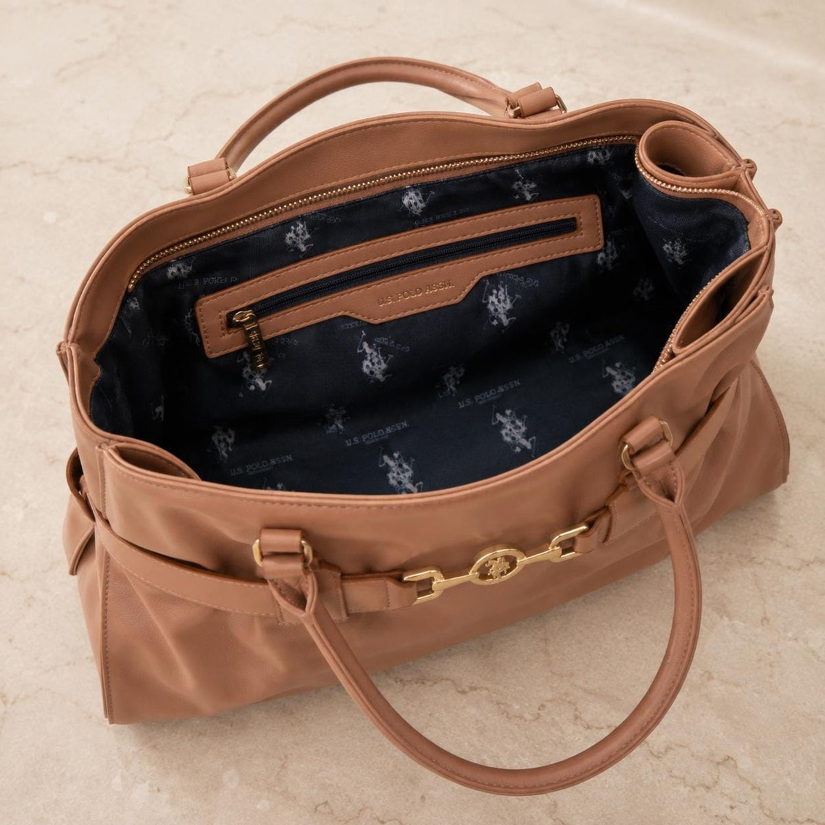 U.S. Polo Assn. Peach Jane Tote Bag