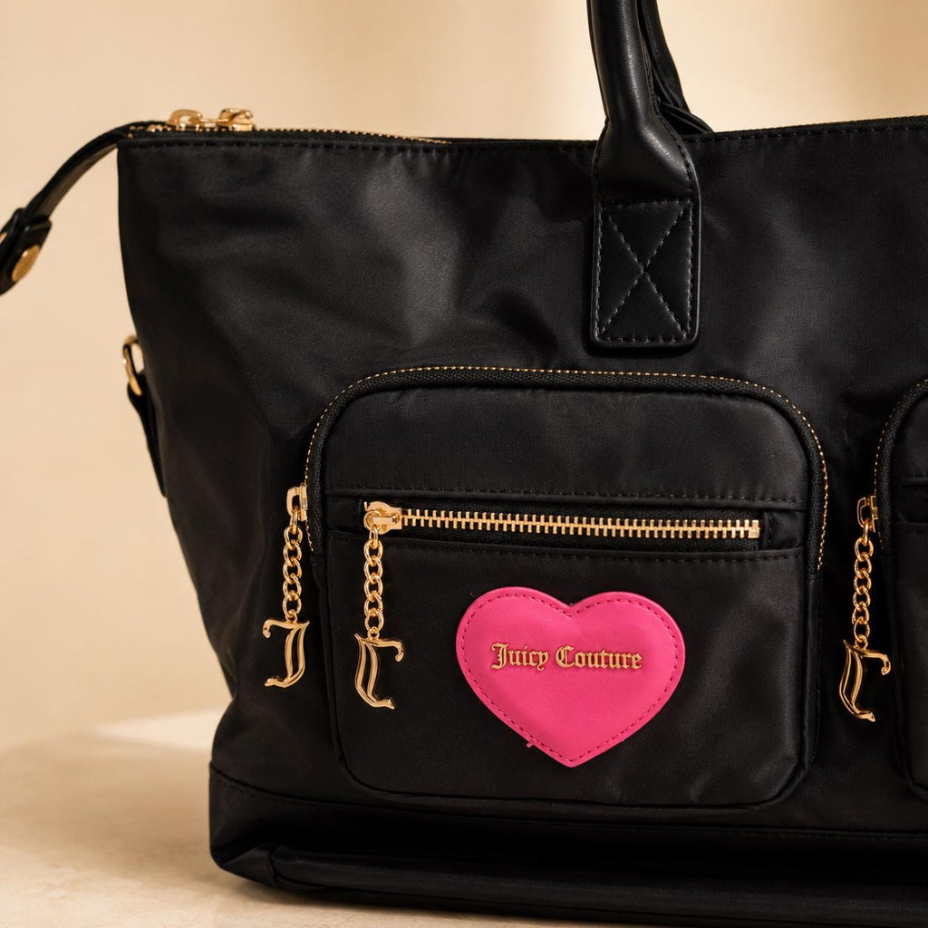 Juicy Couture Black Heart Weekend Bag