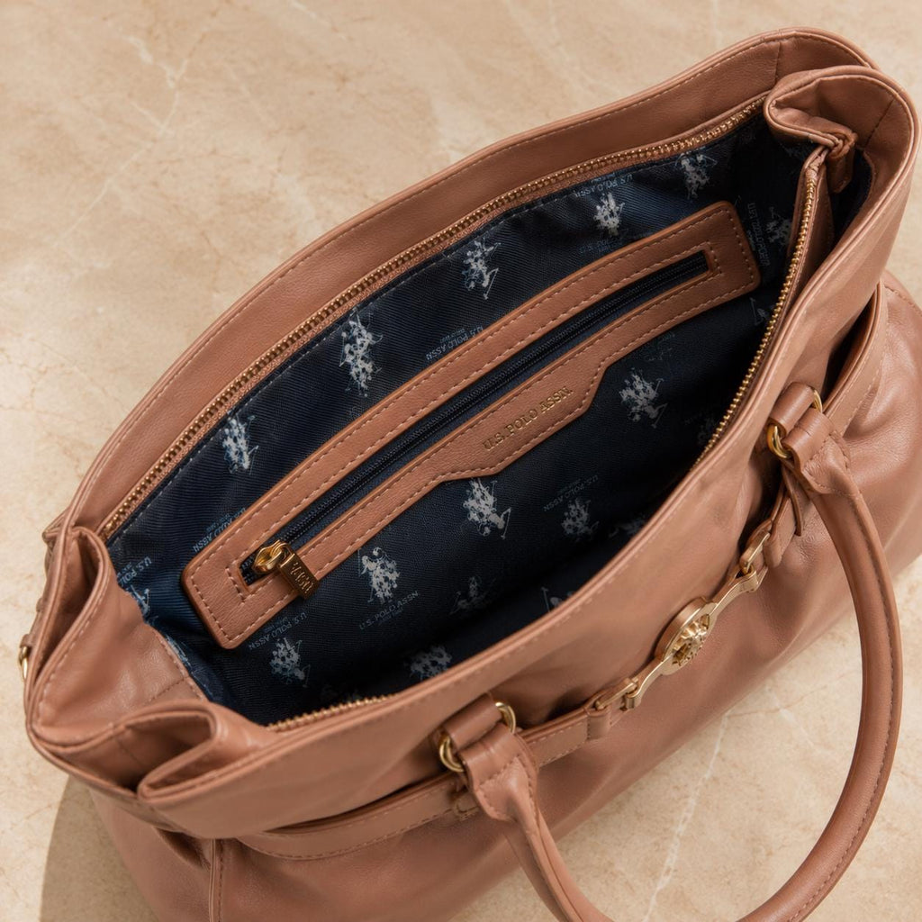 U.S. Polo Assn. Peach Jane Tote Bag