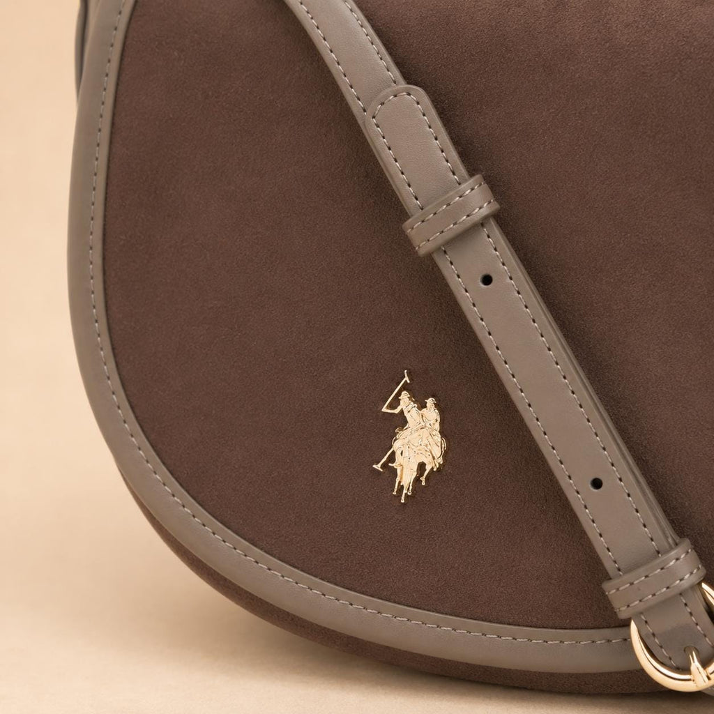 U.S. Polo Assn. Taupe Crossbody Bag