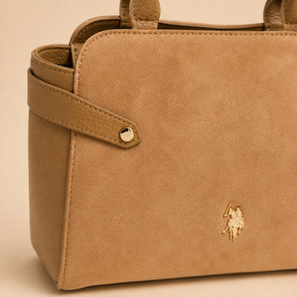 U.S. Polo Assn. Brown Hampton Bag
