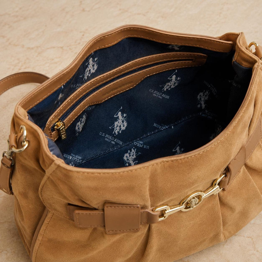 U.S. Polo Assn. Light Brown Jane Cross Body Bag