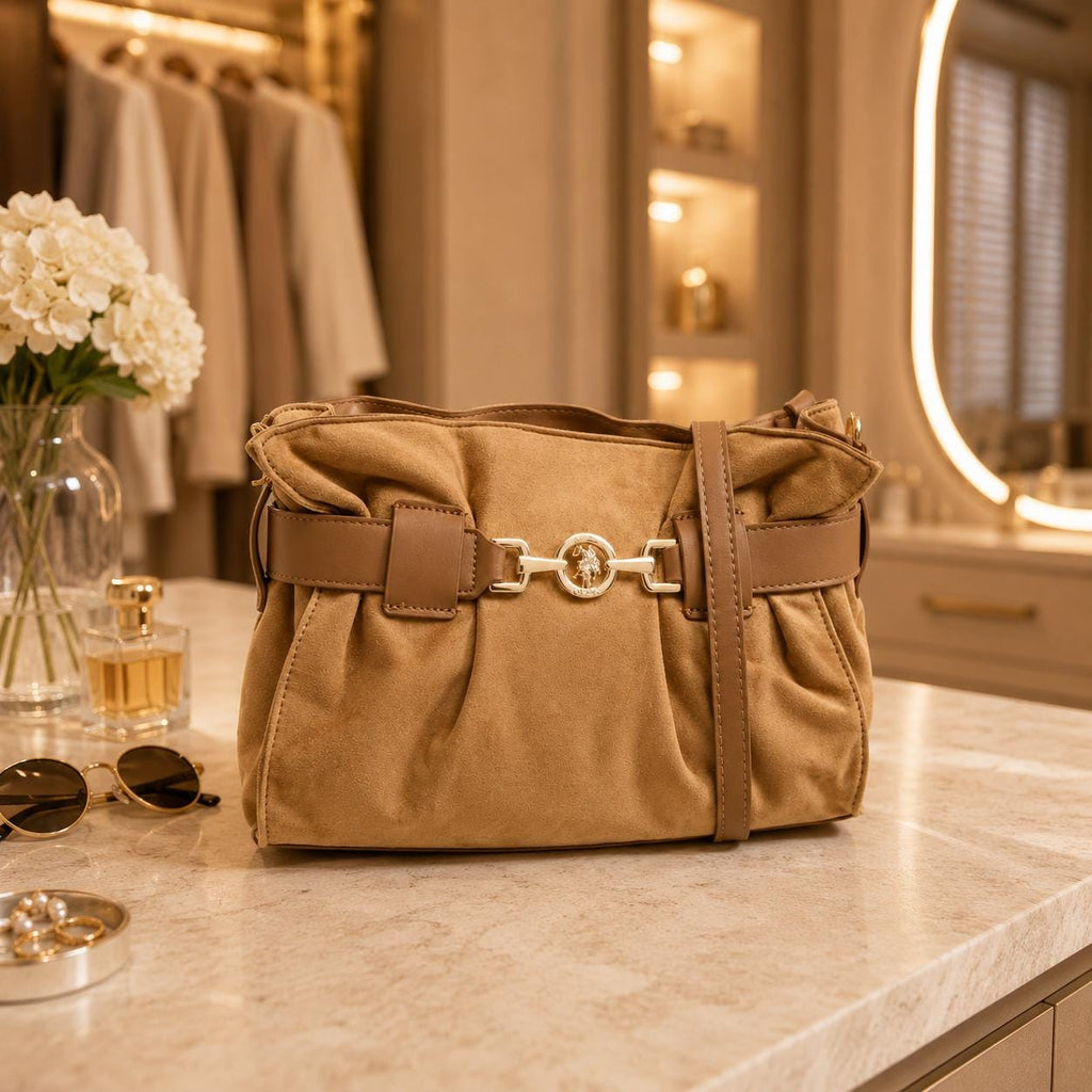 U.S. Polo Assn. Light Brown Jane Cross Body Bag