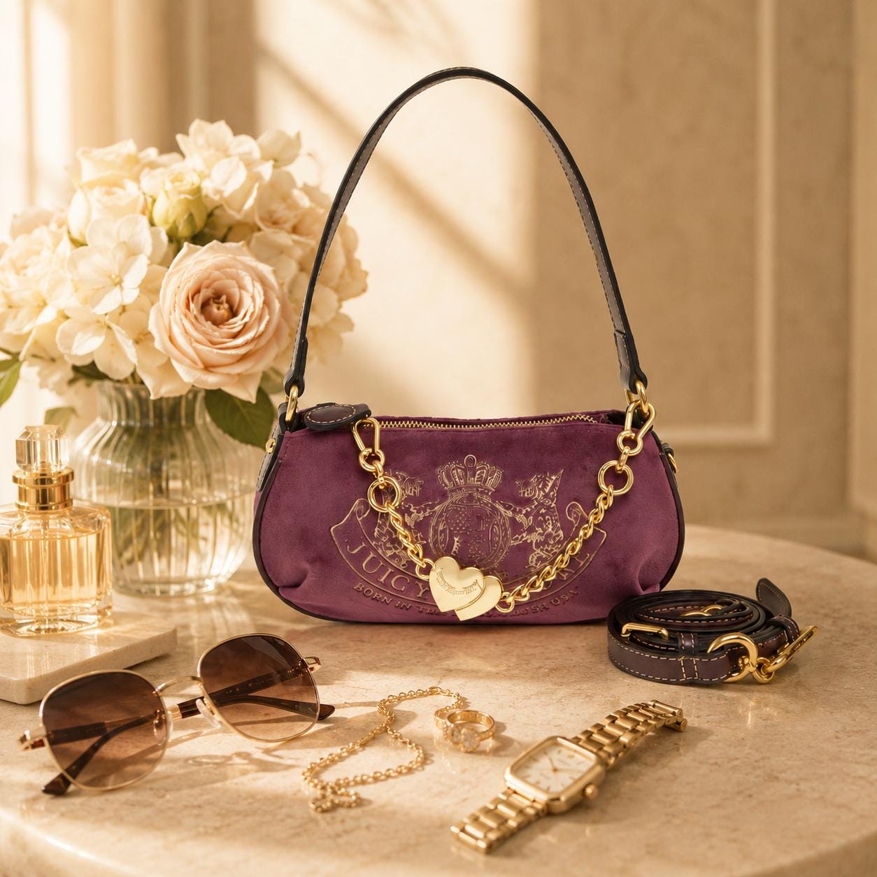 Juicy Couture Purple Crossbody Bag