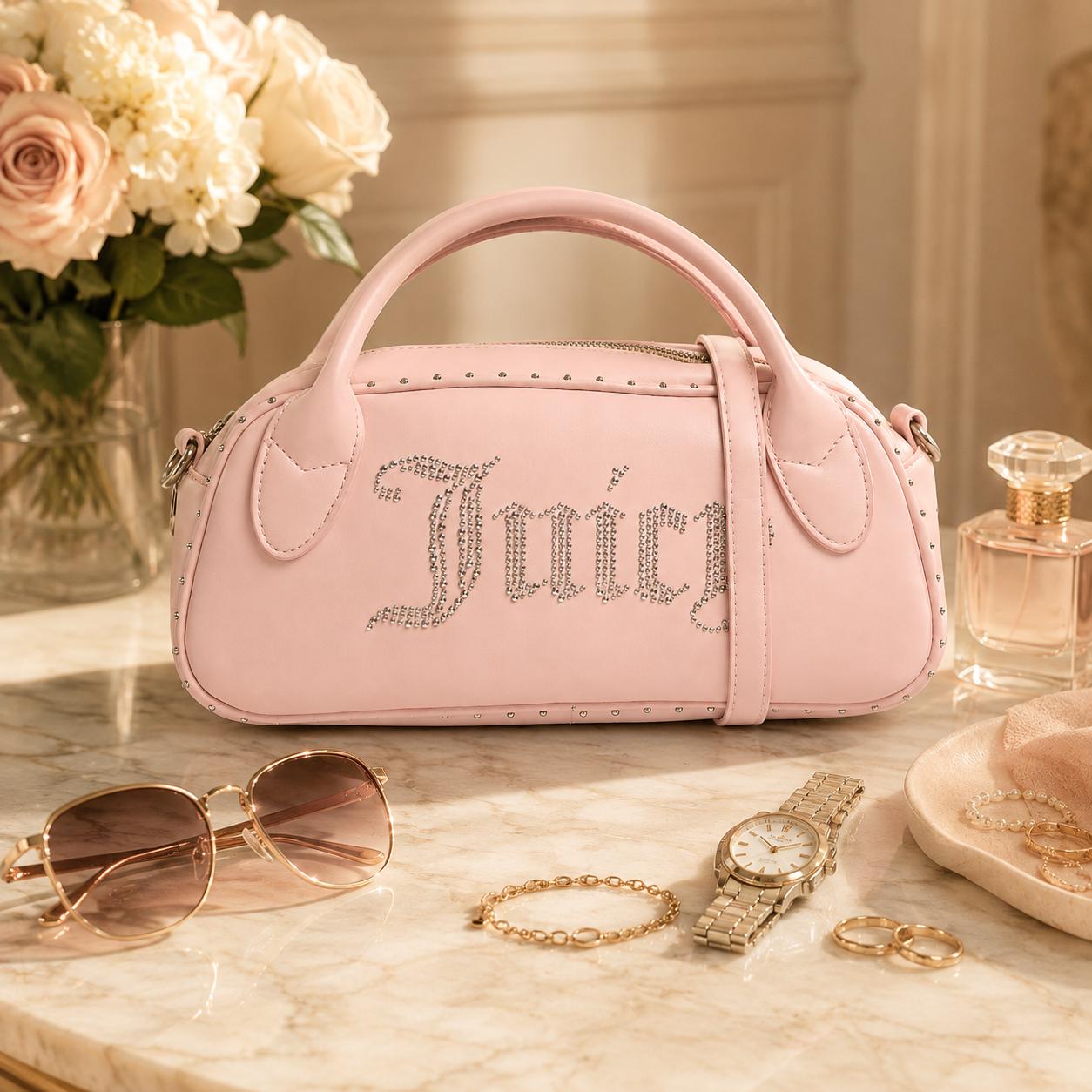 Juicy Couture Light Pink Kimberly Crossbody Bag