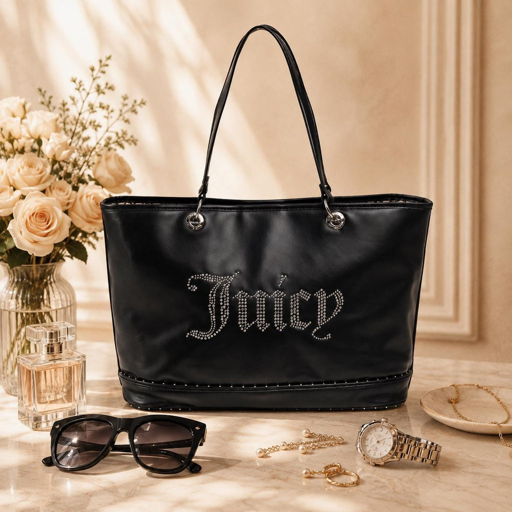 Juicy Couture Black Kimberly Tote Bag