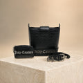 Juicy Couture Black Jasmine Bucket Bag & Pouch