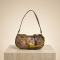 Juicy Couture Brown Velour Shoulder Bag