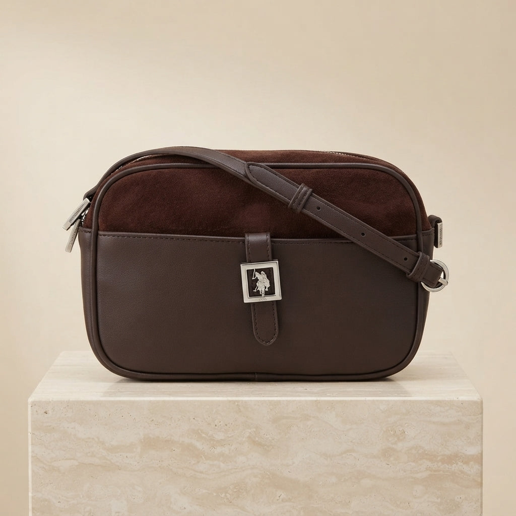 U.S. Polo Assn. Brown Crossbody Bag