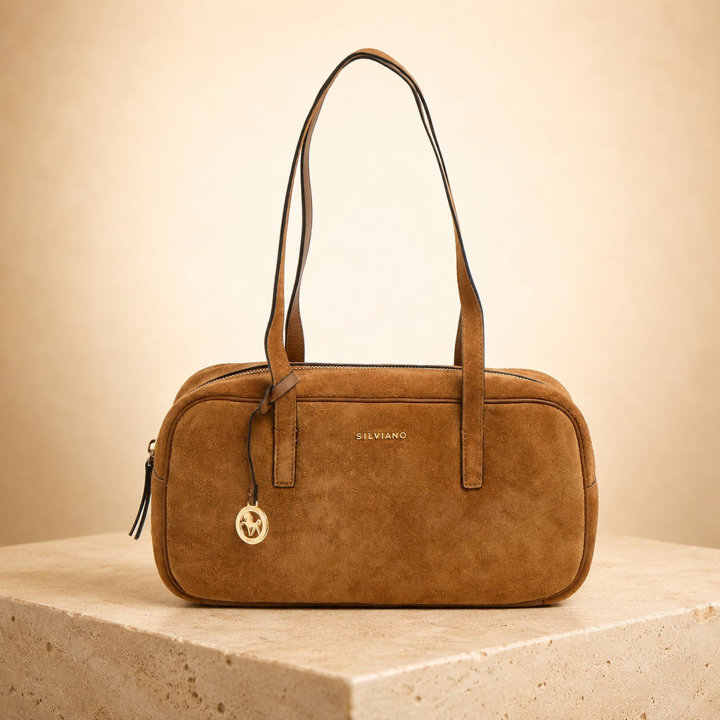 Silviano Tan Brown Shoulder Bag