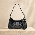 Juicy Couture Black Velour Shoulder Bag