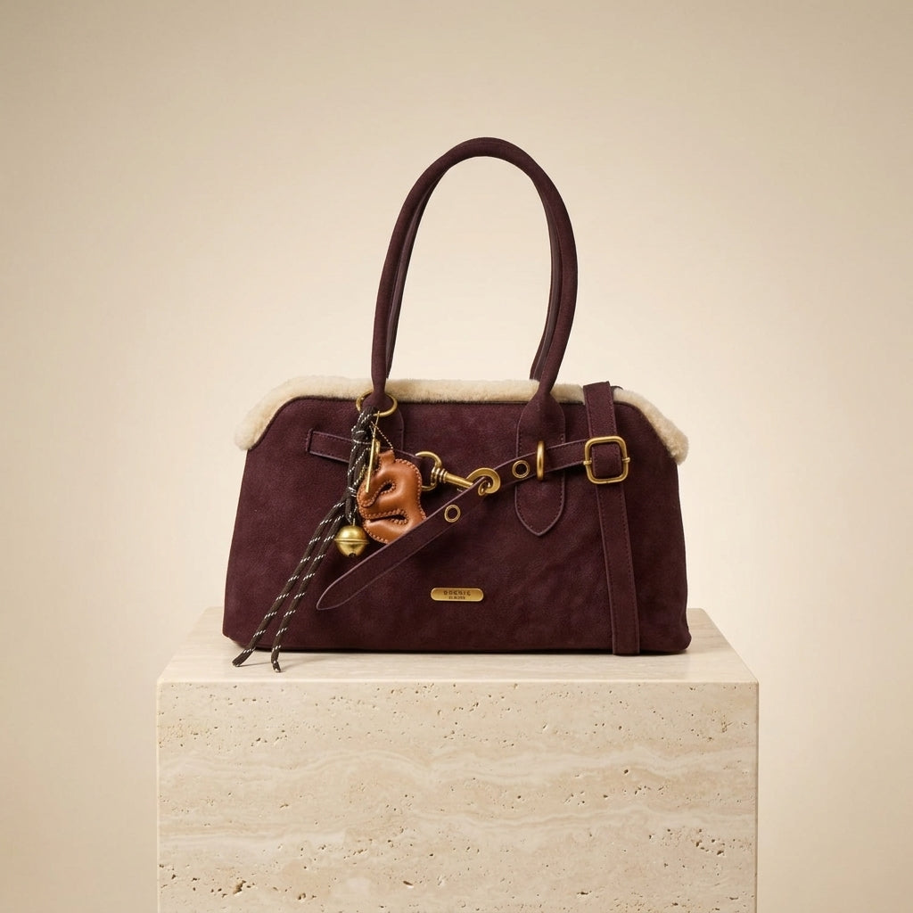 Bessie London Burgundy Grab Bag