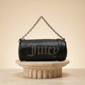 Juicy Couture Black Kimberly Barrel Shoulder Bag
