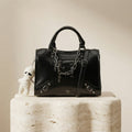 Bessie London Black Mummy Charn Tote Bag