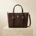 U.S. Polo Assn. Brown Warwickshire Mini Tote Bag