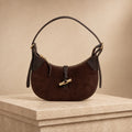 Silver Street London Brown Suede Shoulder Bag