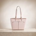 Michael Kors Powder Blush Jet Set Tote Bag, Pebbled Leather