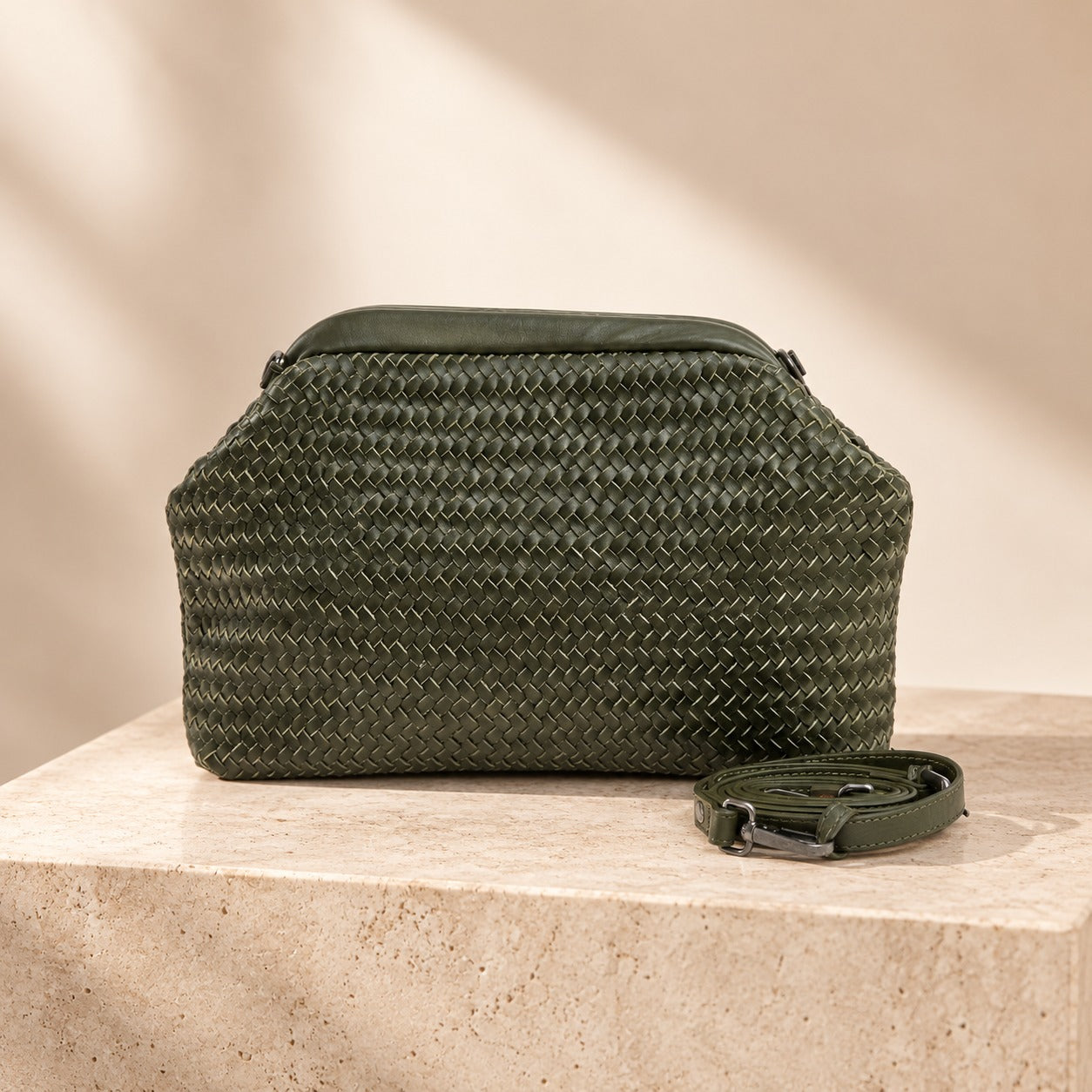 Rehard Leather Cross Body Bag