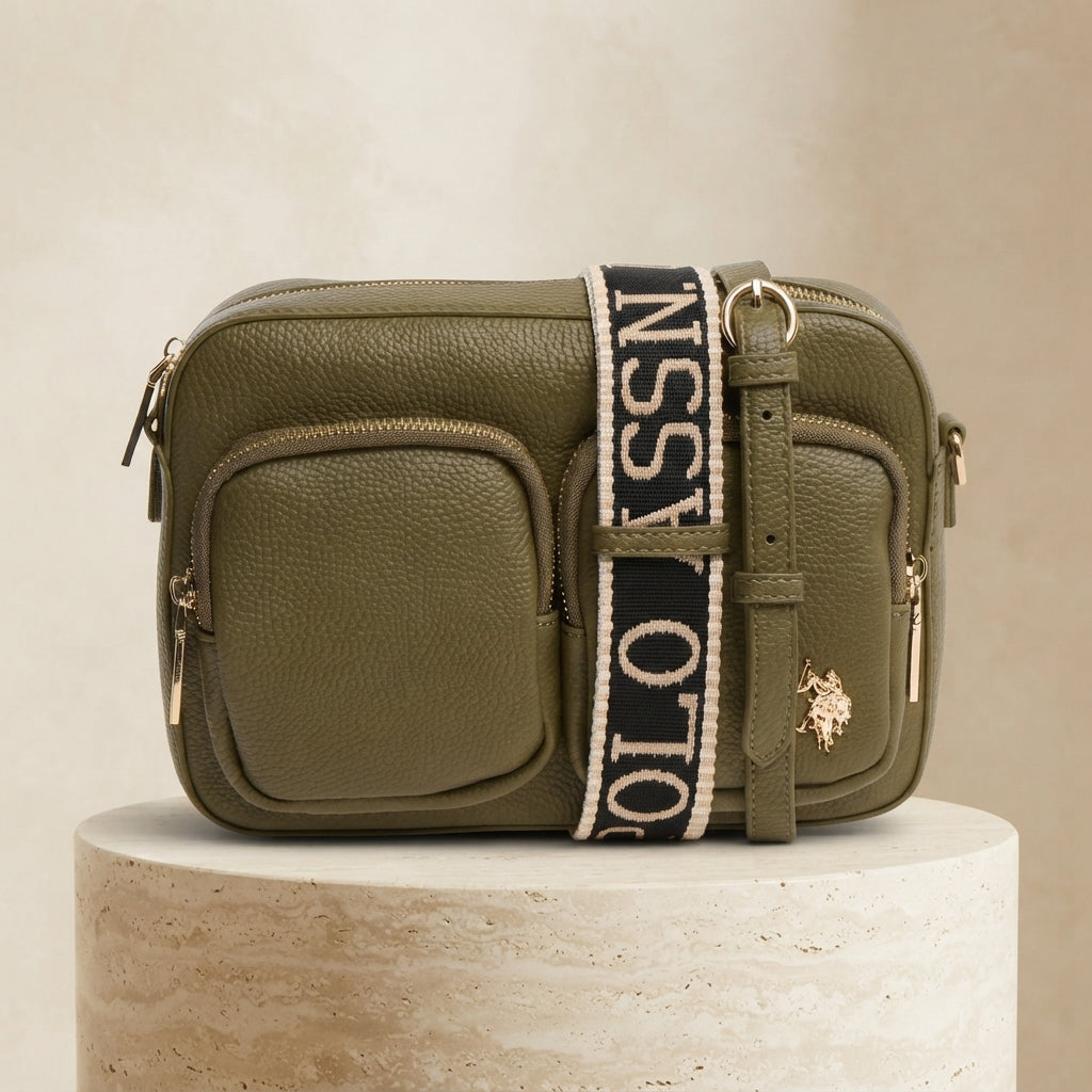 U.S. Polo Assn. Olive Crossbody Bag