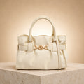 U.S. Polo Assn. Cream Jane Cinched Handbag