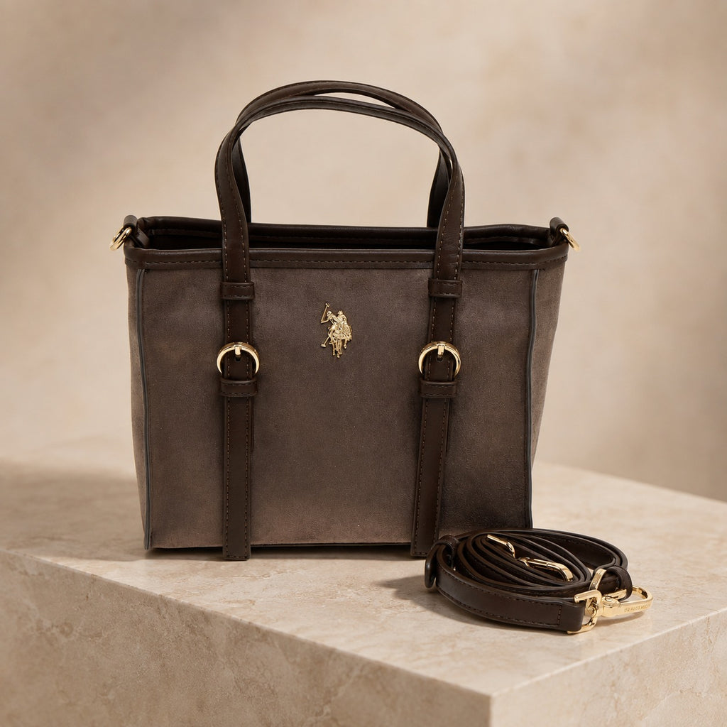U.S. Polo Assn. Taupe Shoulder Bag
