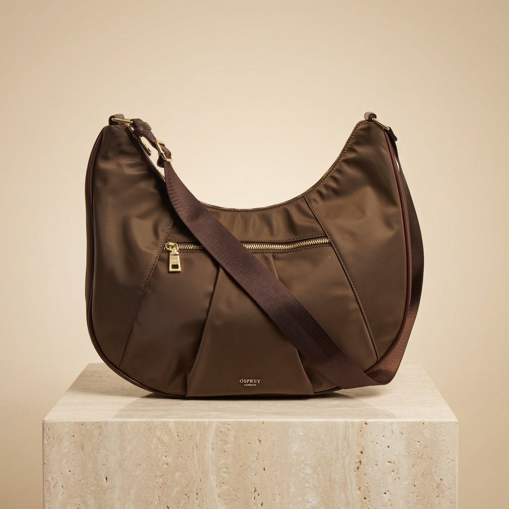 Osprey London Chocolate Nomad Hobo Bag