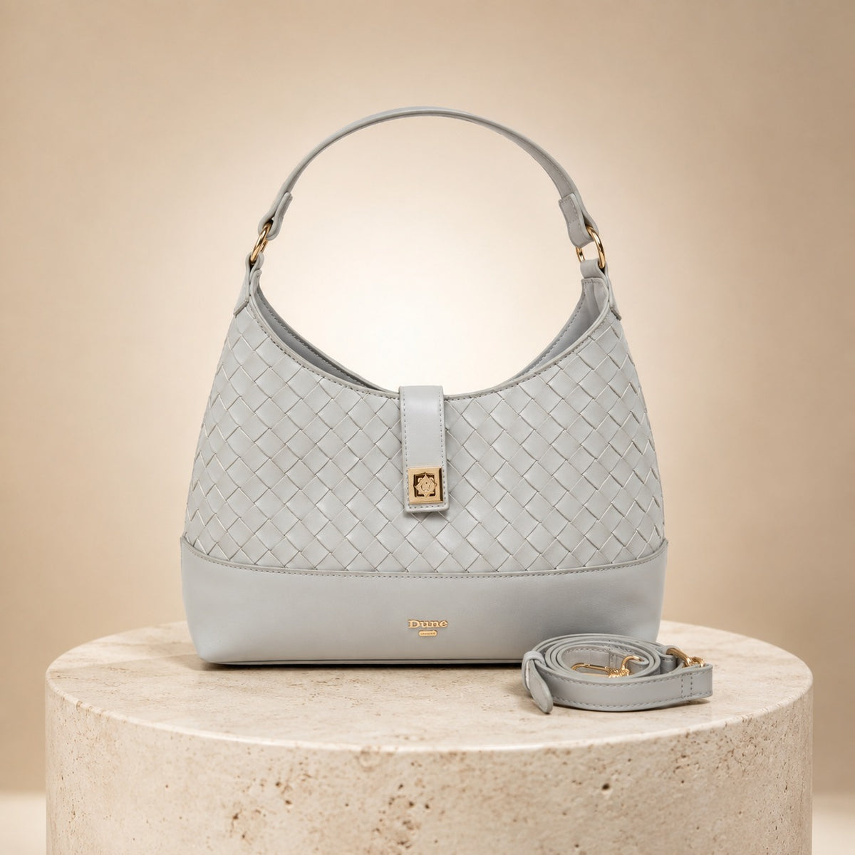 Dune London Grey Doey Shoulder Bag