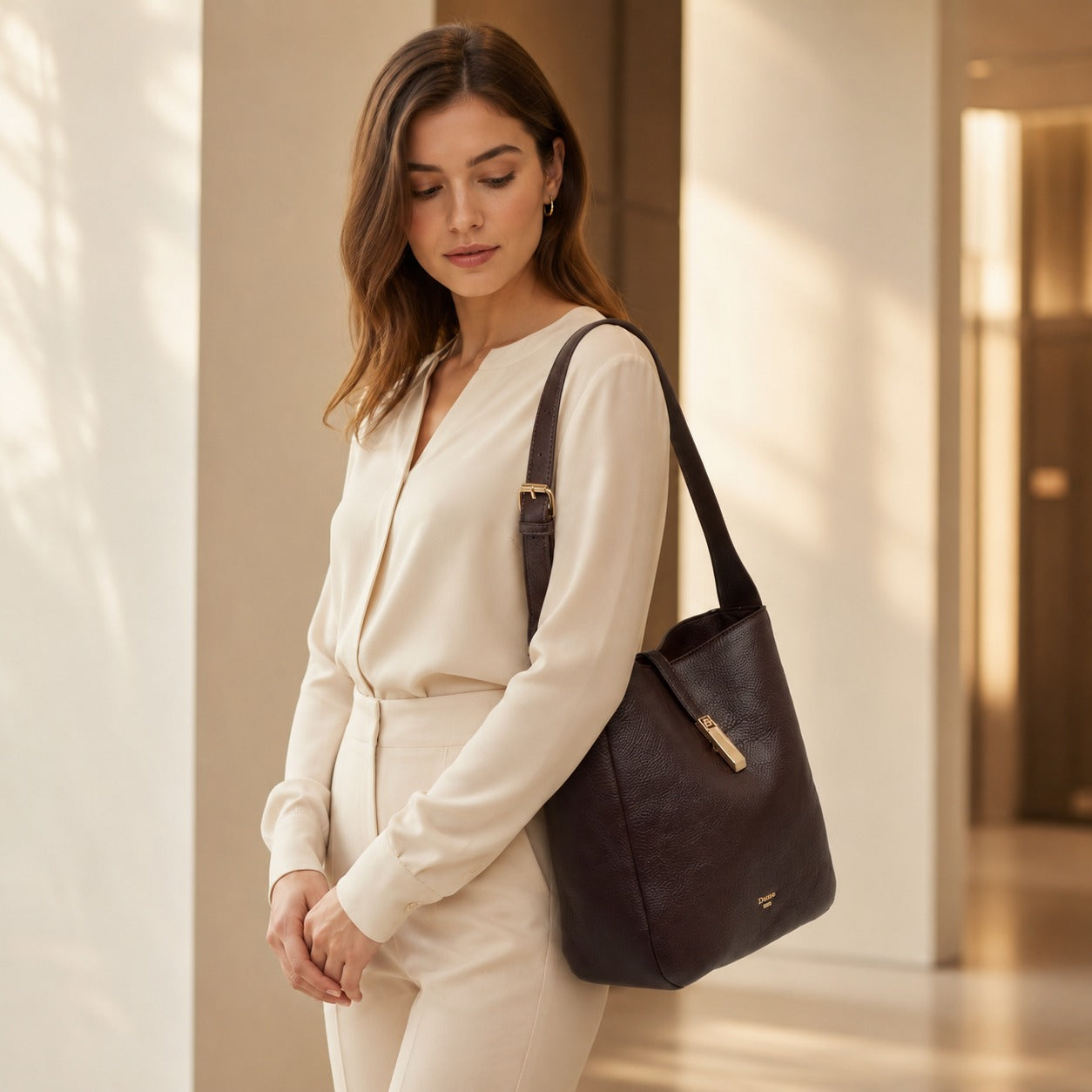 Dune London Brown Shoulder Bag