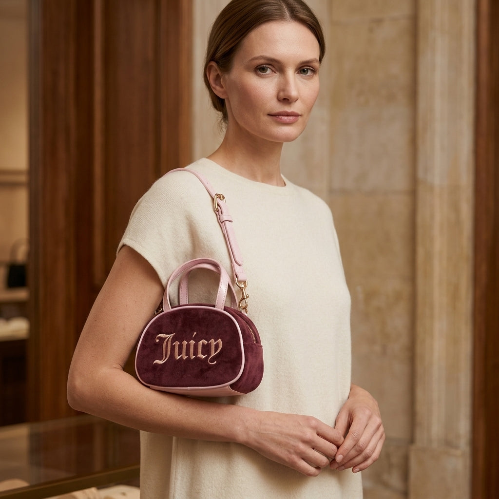 Juicy Couture Burgundy Grab Bag