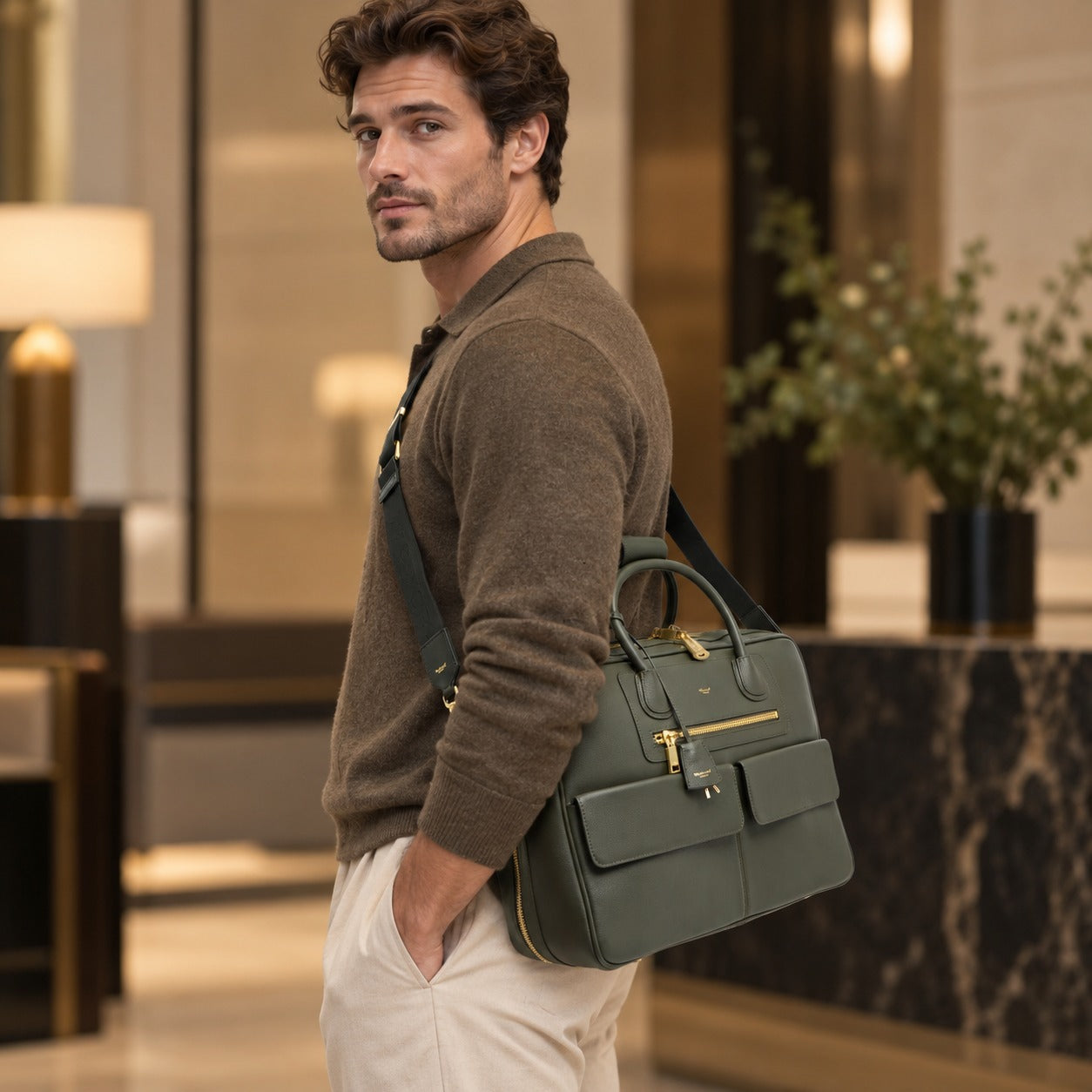 Moncrief Dark Green Weekender Grab Bag
