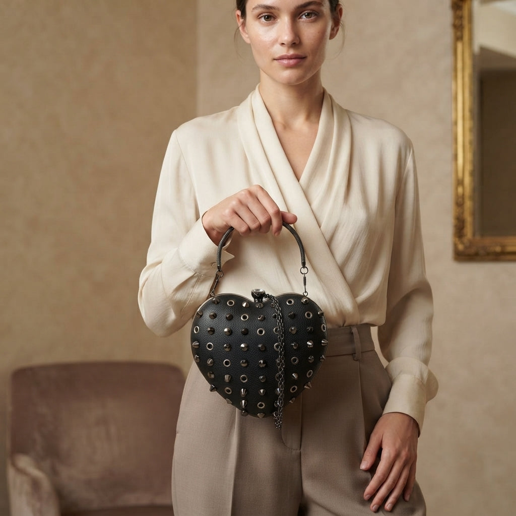 Bessie London Black Heart Grab Bag