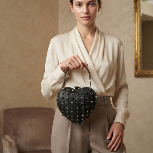 Bessie London Black Heart Grab Bag