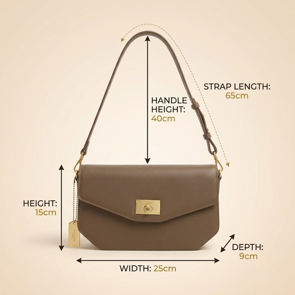 Moncrief Brown Taylor Shoulder Bag