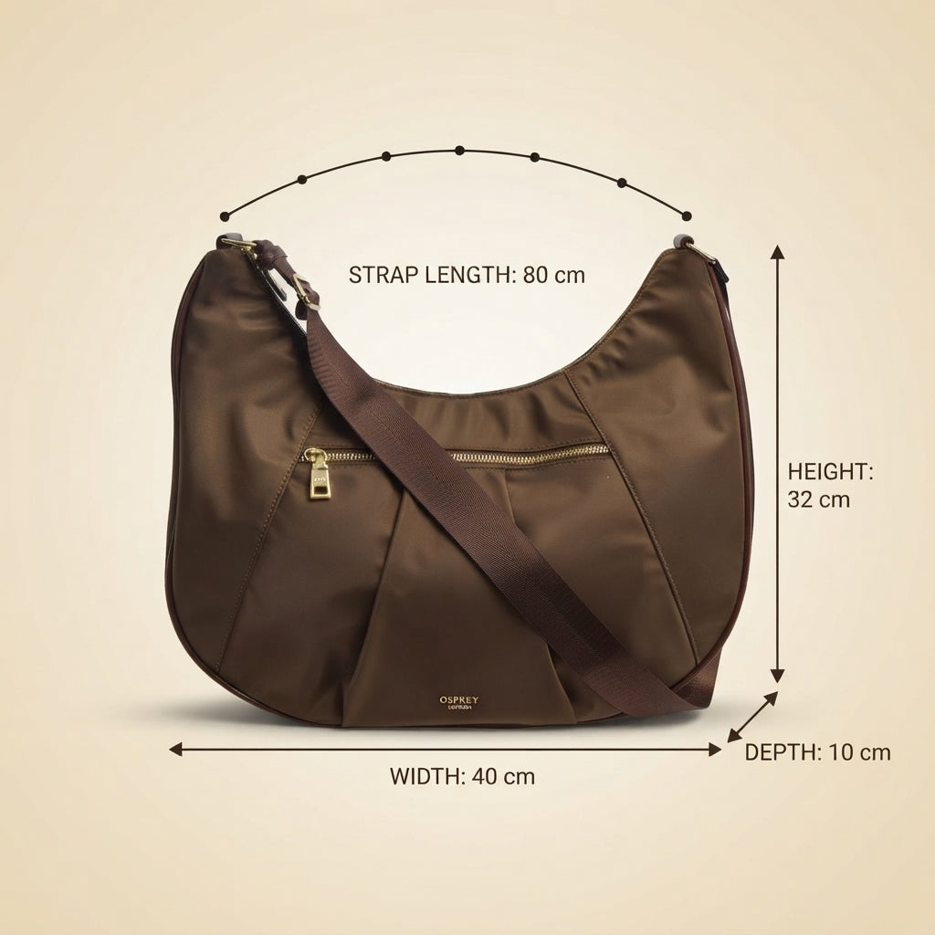 Osprey London Chocolate Nomad Hobo Bag