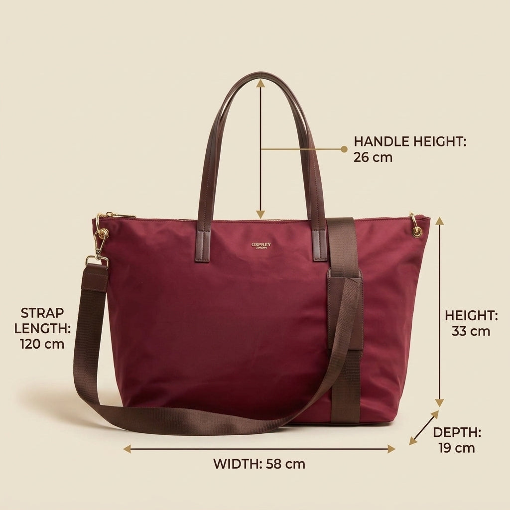 Osprey London Burgundy Nomad Weekender Bag