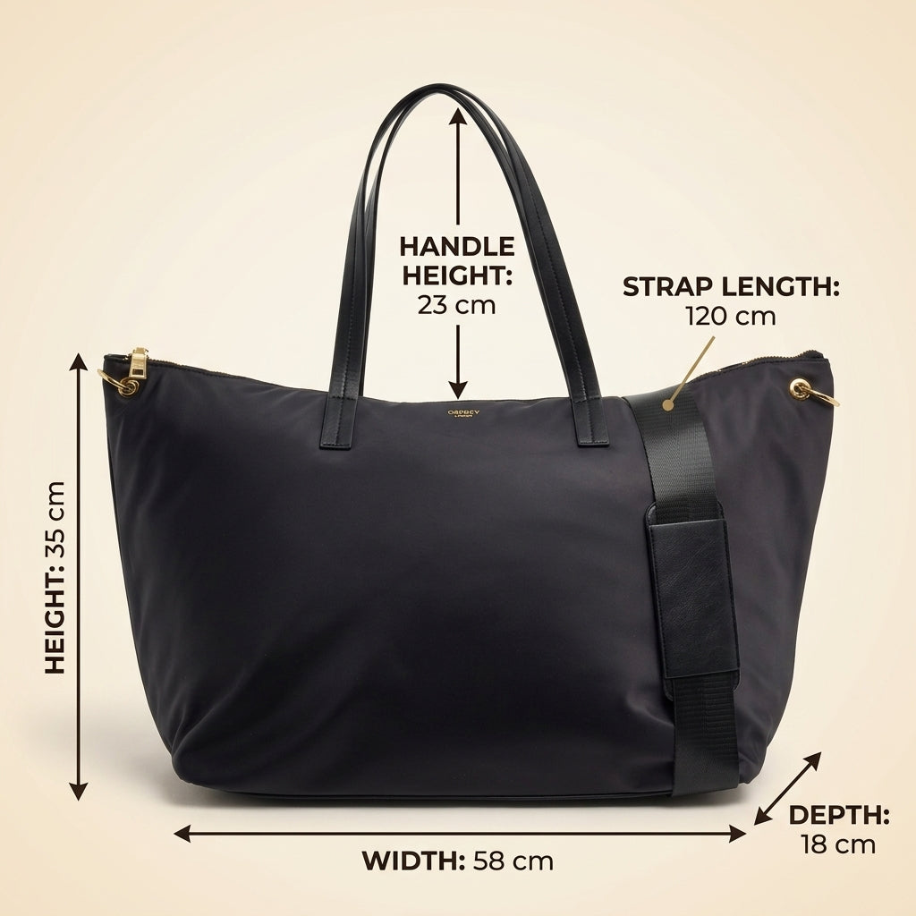Osprey London Black Weekender Bag