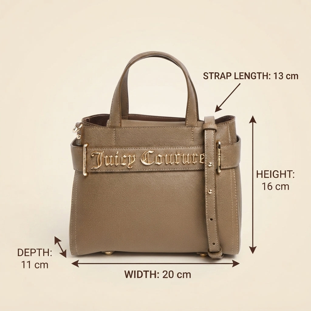 Juicy Couture Brown Jasmine Mini Tote Bag