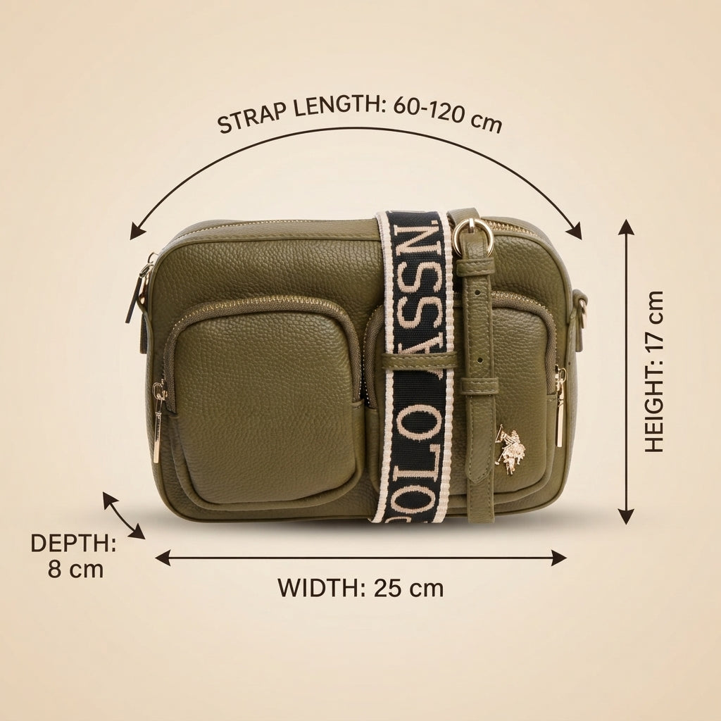 U.S. Polo Assn. Olive Crossbody Bag