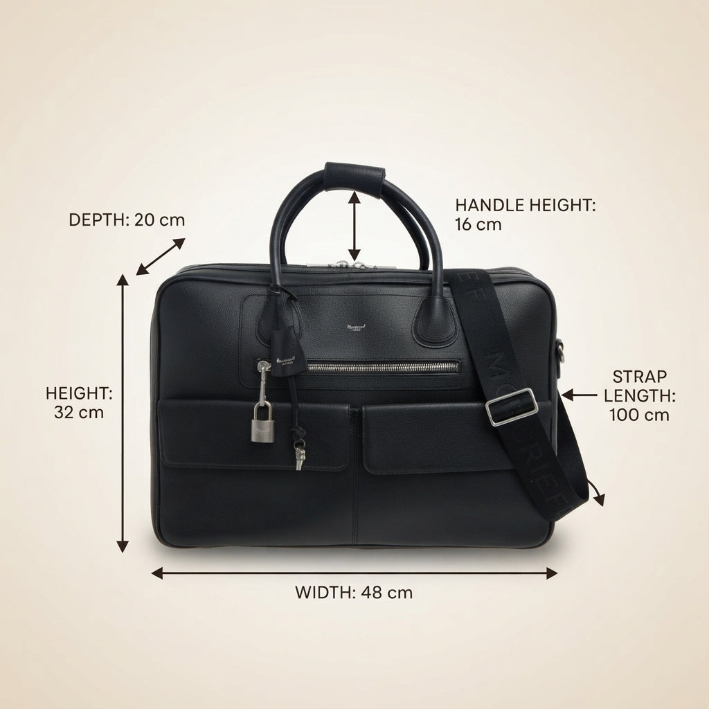 Moncrief Black Weekender Bag