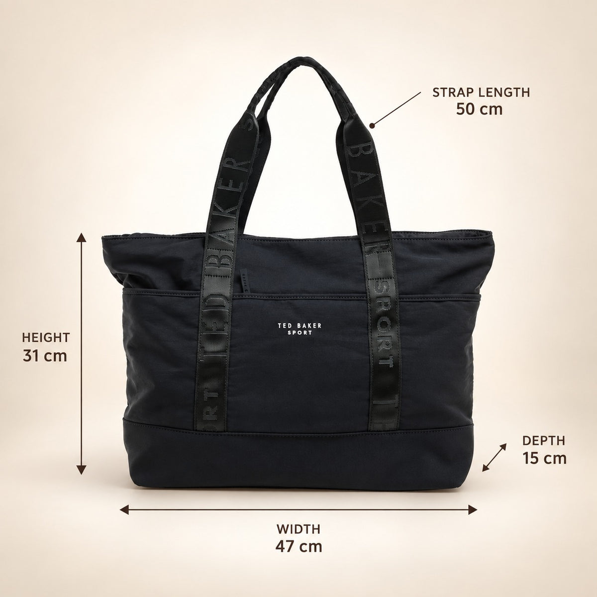 Ted Baker Large Black Tote Bag