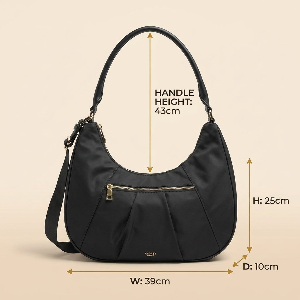 Osprey London Black Nomad Shoulder Bag