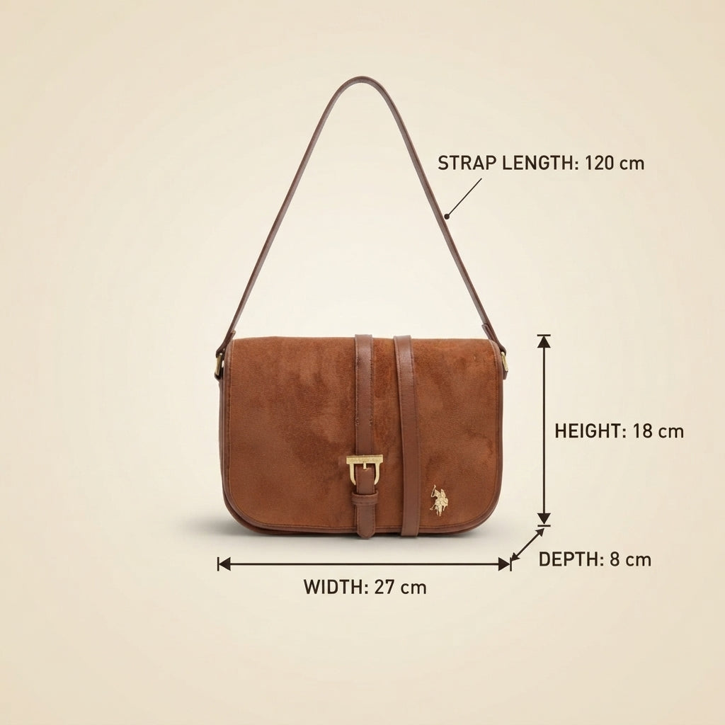 U.S. Polo Assn. Tan Crossbody Bag